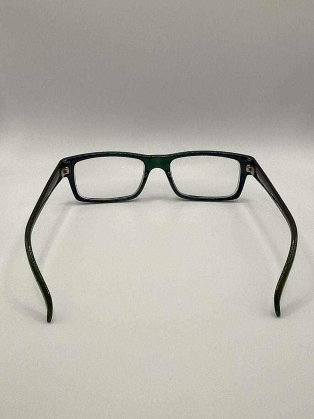 Prada PR B09V Rectangular Eyeglasses in Black and Green - Picture 4 of 5